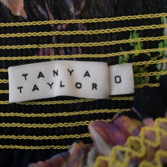 Tanya Taylor Esmee Asymmetrical Floral Silk Skirt - Picture 6 of 6